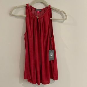 Vince Camuto Sleeveless Red Blouse Women Size XS